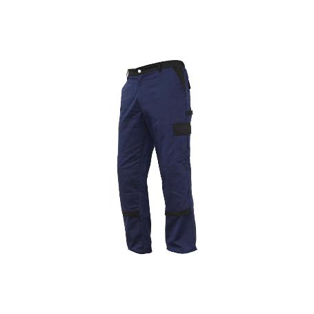 PANTALON TRAB. FLEX. JANO SLIM FIT MARINO/NEGRO T-46