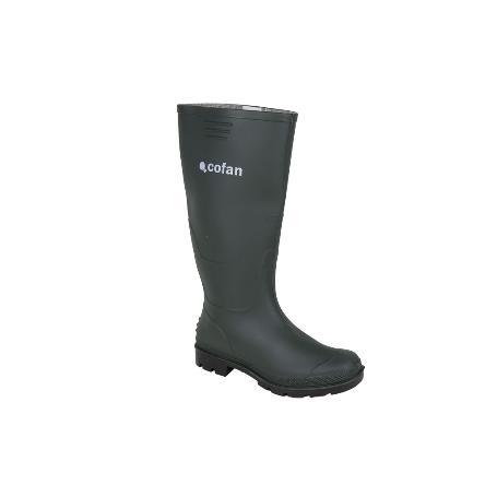 BOTA ALTA DE AGUA PVC VERDE TALLA 37