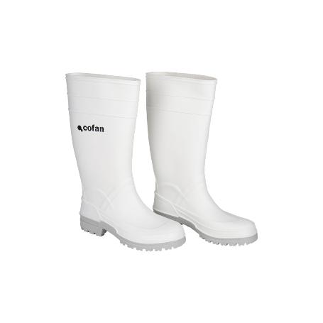 BOTA AGUA PVC BLANCA TALLA 42