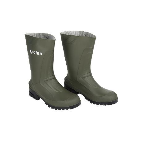 BOTA PVC VERDE MEDIA CAÑA TALLA 36