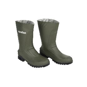 BOTA PVC VERDE MEDIA CAÑA TALLA 40