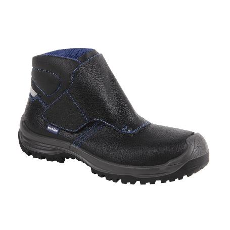 BOTA PIEL NEGRO CIERRE VELCRO S3 MODELO URIAN T 36