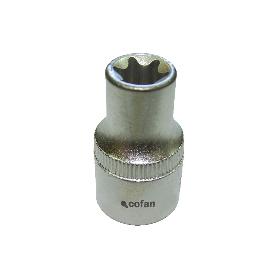 LLAVE DE VASO 1/4 TORX HEMBRA E-11