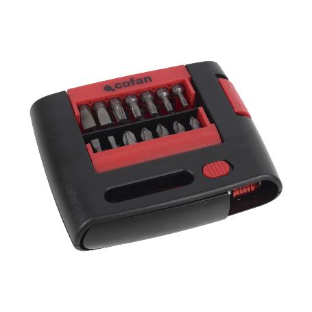 SET PUNTAS ADAPTADOR PH, PZ, TORX, SL  (15 PCS.)