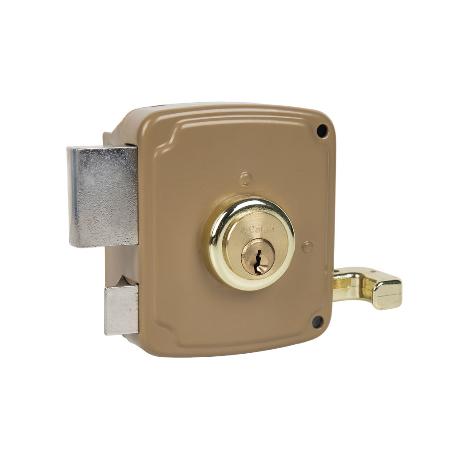 CERRADURA SOBREPONER C/CERRADERO 120MM DERECHA