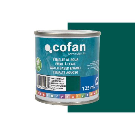 ESMALTE AL AGUA (125 ML) VERDE CARRUAJE BRILLO