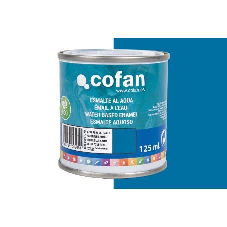 ESMALTE AL AGUA (125 ML) AZUL REAL SATINADO