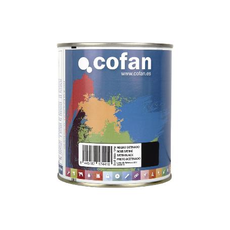 ESMALTE SINTÉTICO (750 ML) NEGRO SATINADO