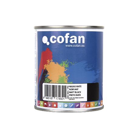 ESMALTE SINTÉTICO (375 ML) NEGRO MATE