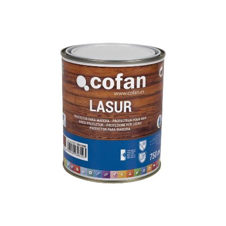 LASUR PROTECTOR AL AGUA PARA MADERA MATE TECA 750 ML