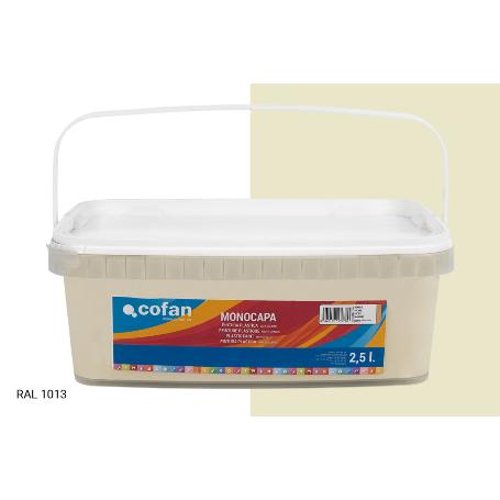 PINTURA PLÁSTICA MONOCAPA MARFIL (2,5 LT)