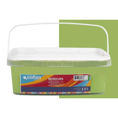 PINTURA PLÁSTICA MONOCAPA MANZANA (2,5 LT)