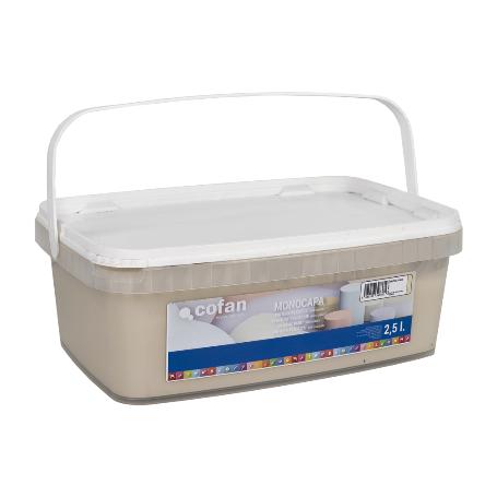 PINTURA PLÁSTICA MONOCAPA PIEDRA SUAVE 2,5 L