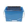 CUBETA 16 L. AZUL CON REJILLA 2 ASAS
