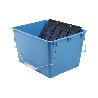 CUBETA 16 L. AZUL CON REJILLA 2 ASAS