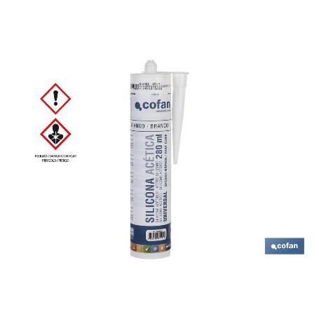 SILICONA ACÉTICA UNIVERSAL 280 ML BLANCO
