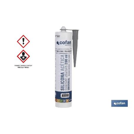 SILICONA ACÉTICA UNIVERSAL 280 ML TRANSLÚCIDO