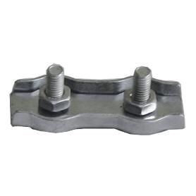 SUJETACABLES PLANOS DOBLE M-4   CAJA 100 UNID.