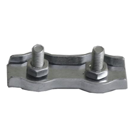 SUJETACABLES PLANOS DOBLE M-5   CAJA 100 UNID.