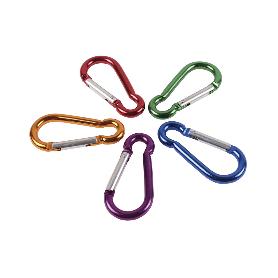 MOSQUETÓN ALUMINIO COLORES (8 X 80)   CAJA 25 UNID.