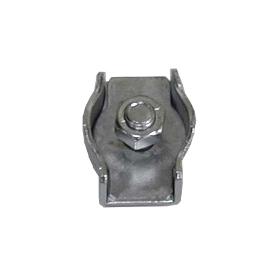 SUJETACABLES PLANO SIMPLE M-6 INOX   CAJA 5 UNID.