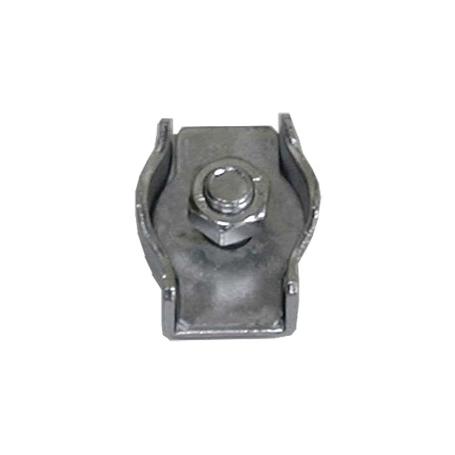 SUJETACABLES PLANO SIMPLE M-8 INOX   CAJA 5 UNID.