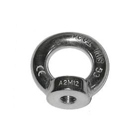 ANILLA ELEVACIÓN HEMBRA DIN 582 INOX M-8   CAJA 5 UNID.