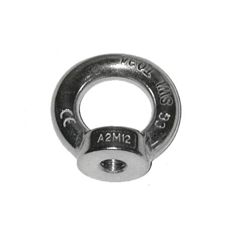 ANILLA ELEVACIÓN HEMBRA DIN 582 INOX M-12   CAJA 5 UNID.