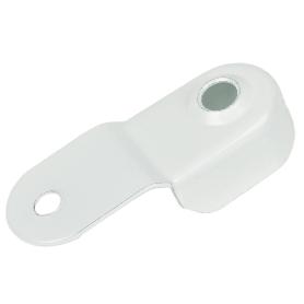 SOPORTE BARRA ARMARIO BLANCO   CAJA 100 UNID.