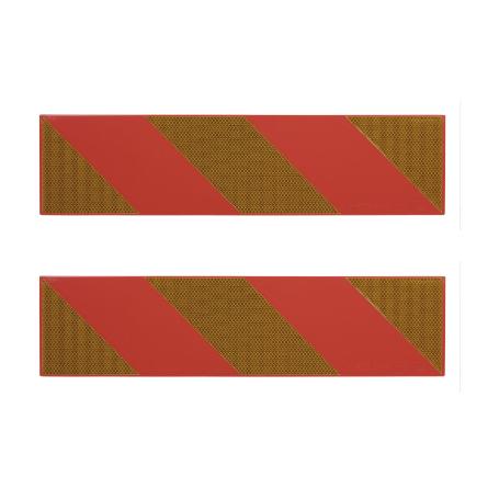 CONJUNTO 2 PLACAS DE REMOLQUE ALUMINIO 56,5X14