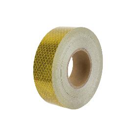 ROLLO RETROREFLECTANTE CONTINUO - 50M AMARILLO