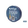 CINTA AISLANTE 180 MICRAS AZUL 19MMX20 METROS VENTA UNITARIA