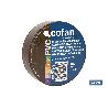 CINTA AISLANTE 180 MICRAS MARRON 19MMX20 METROS VENTA UNITARIA