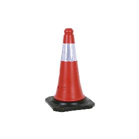 CONO POLIETILENO REFLECTANTE 50 CM 1,5 KG