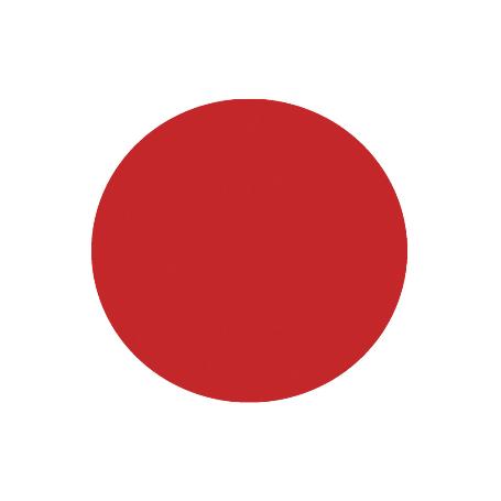 CIRCULO ADHESIVO ROJO 100 MM PARA CRISTAL