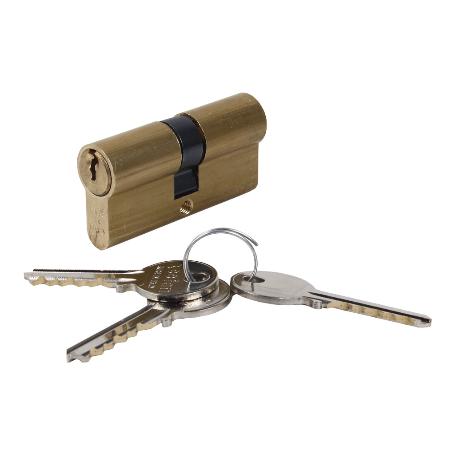 CILINDRO30/40 LLAVES IGUALES LEVA LARGA LATÓN (BBB)