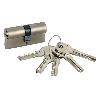 CILINDRO DE SEGURIDAD DE NÍQUEL PARA LLAVE NORMAL 30/30 - LEVA LARGA IGUALADOS AAA