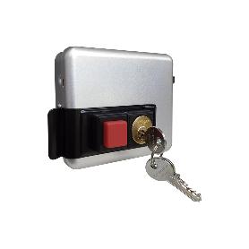 CERRADURA ELÉCTRICA+CERRADERO C/ PULSADOR- IZQUIERDA