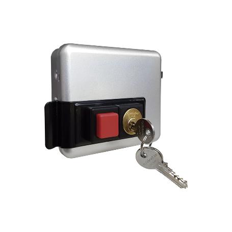 CERRADURA ELÉCTRICA+CERRADERO C/ PULSADOR- IZQUIERDA