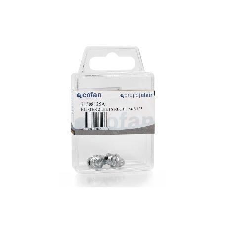 BL 2 UDS. ENGRASADOR RECTO 1/4 GAS VENTA UNITARIA