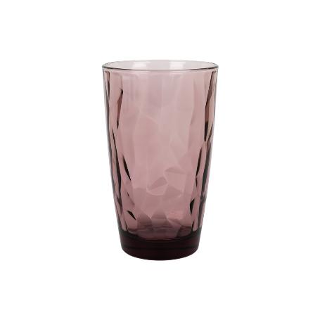 PACK 6 VASOS ALTO VIDRIO 47 CL COLOR PURPURA MODELO JADE