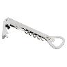 SACACORCHOS DE ACERO INOXIDABLE CON ABRIDOR 14 CM