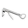SACACORCHOS DE ACERO INOXIDABLE CON ABRIDOR 14 CM