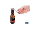 ABRIDOR DE BOTELLAS DE ACERO 10,5 X 4 CM