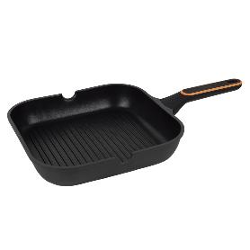 SARTÉN ASADORA FULL INDUCTION ALUMINIO FUNDIDO 28 X 28 CM OLIVIER