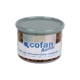 BOTE MULTIUSOS MODELO ALBAHACA VERDE AGUA 500ML 11X8XCM   CAJA 9 UNID.