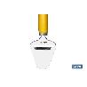 PALA DE CORTAR QUESO AMARILLO MODELO SENA 22 CM