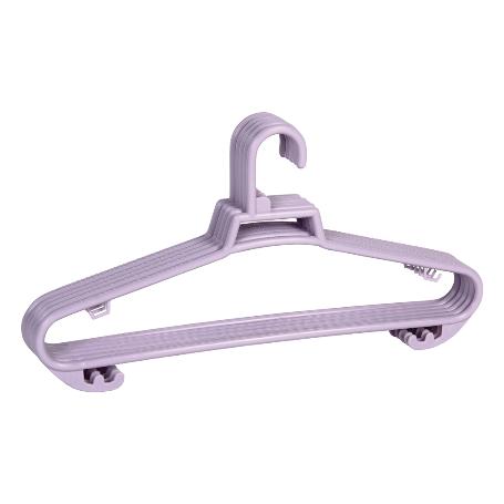 PACK DE 6 PERCHAS ROSA CLARA 38 X18 CM