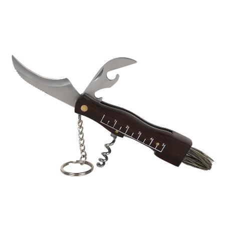 NAVAJA RECOLECCIÓN SETAS 9X2CM CON SACACORCHOS