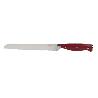 CUCHILLO PANERO HOJA 21CM MODELO AGUACEJO ROJO